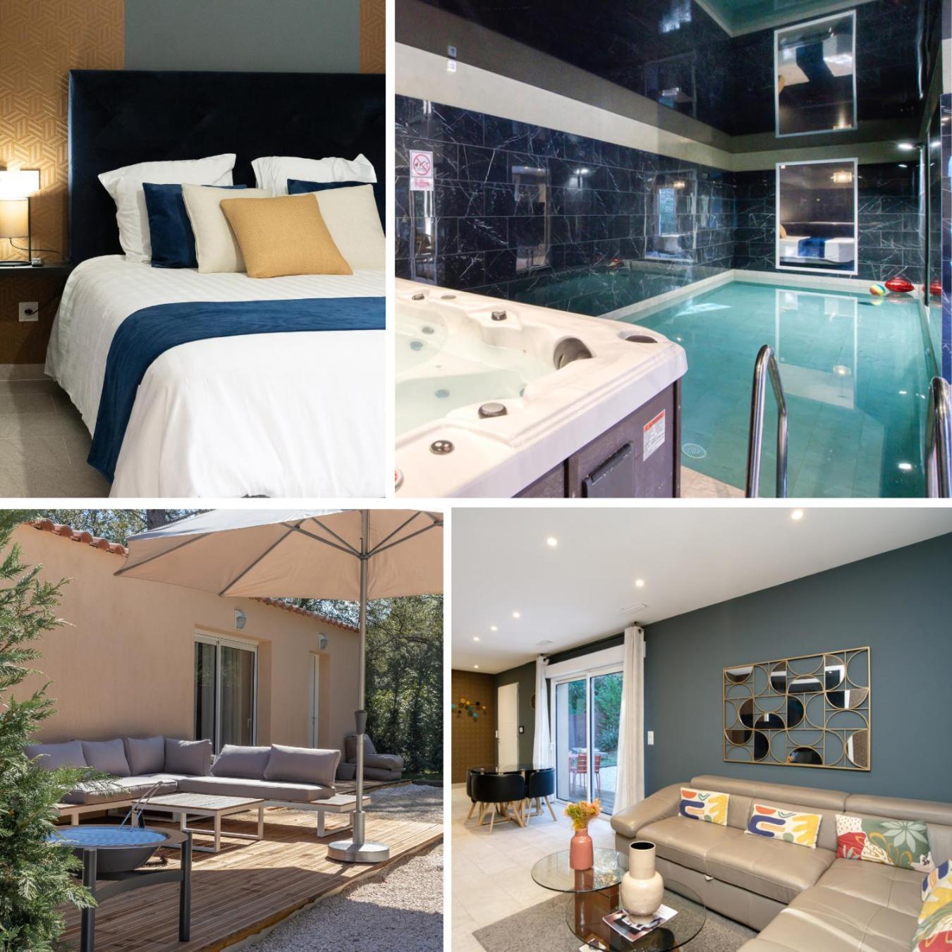 Villa 2Pers Lorgues Piscine, Spa, Hammam 外观 照片